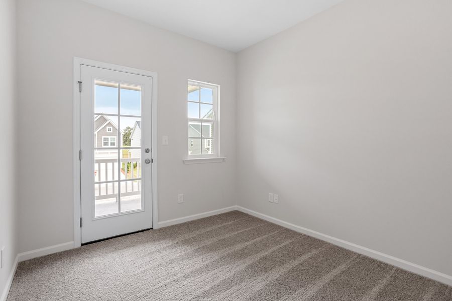 Spacious, unfurnished interior of a new home in Renaissance at White Oak, Garner (Image 31). Spacious, unfurnished interior of a new home in Renaissance at White Oak, Garner (Image 31).