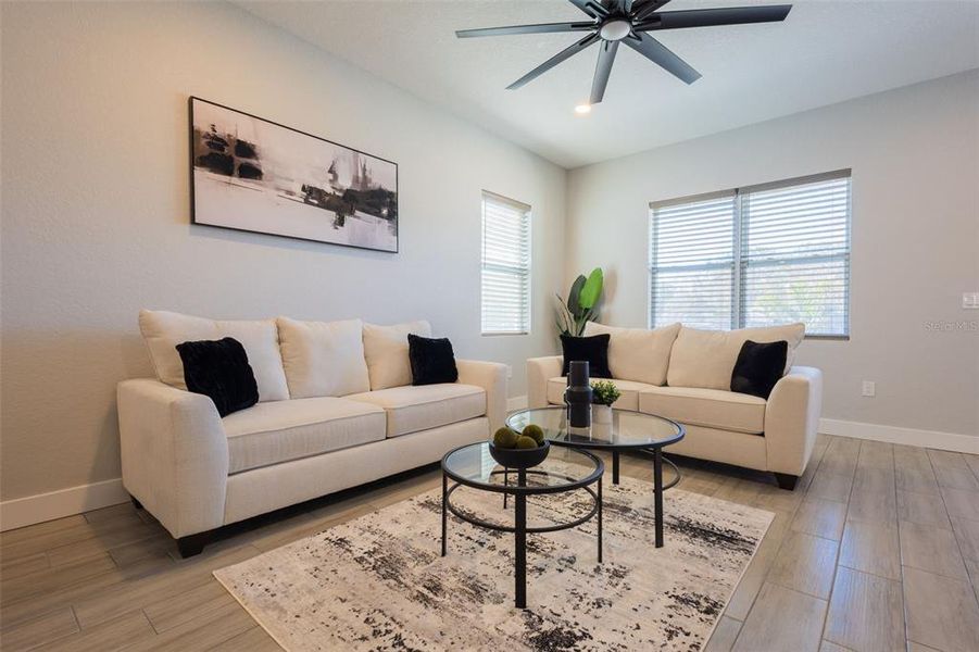 Furnished interior view inside a new home in , New Port Richey (Image 19).