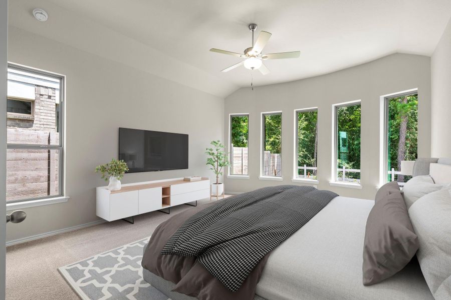 Furnished interior view inside a new home in Two Step Farm, Montgomery (Image 13). Furnished interior view inside a new home in Two Step Farm, Montgomery (Image 13).