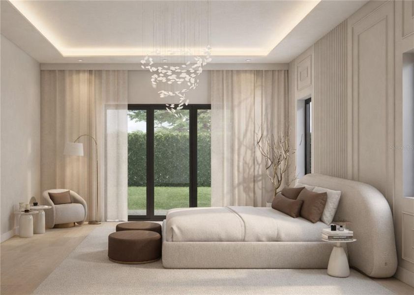 Furnished interior view inside a new home in , Orlando (Image 9). Furnished interior view inside a new home in , Orlando (Image 9).