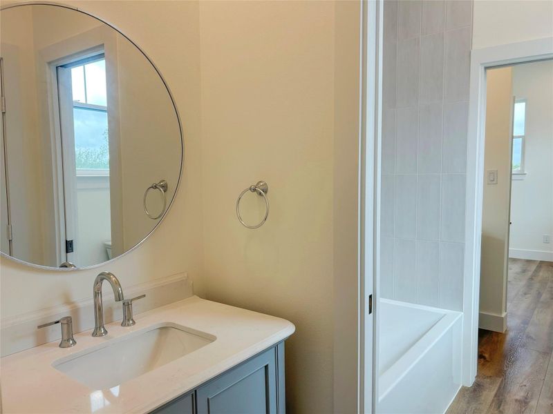 Furnished interior view inside a new home in , Clear Lake Shores (Image 10).