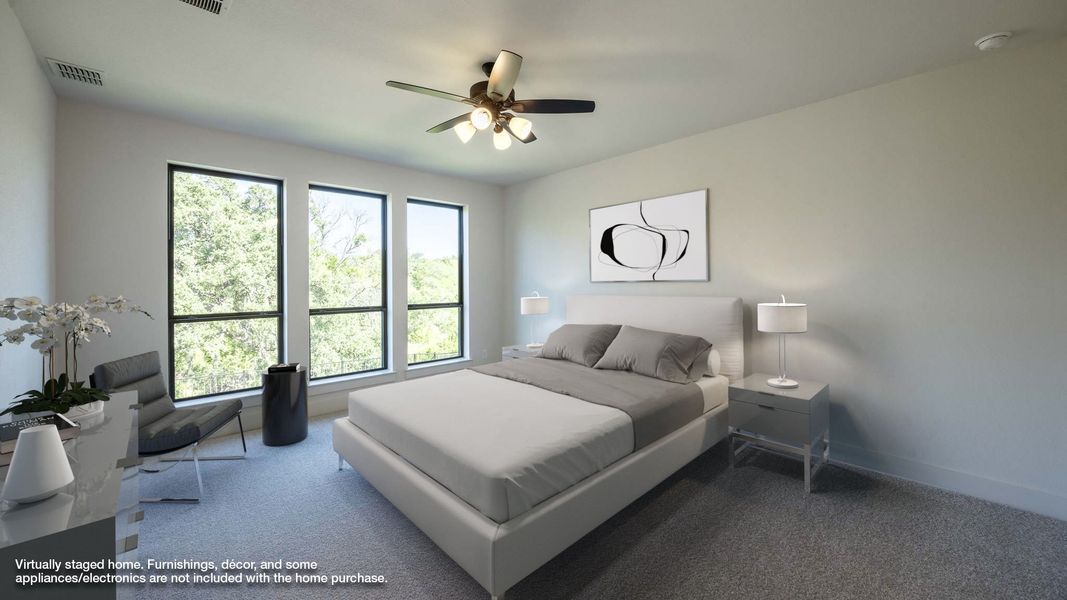 Furnished interior view inside a new home in Nolina 60', Georgetown (Image 5).