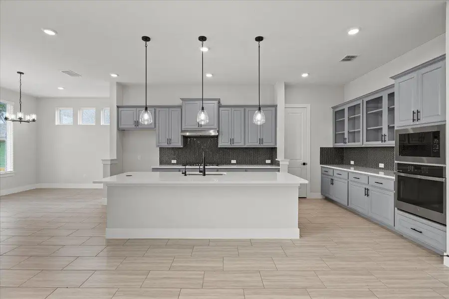 Furnished interior view inside a new home in 6 Creeks, Kyle (Image 6). Furnished interior view inside a new home in 6 Creeks, Kyle (Image 6).