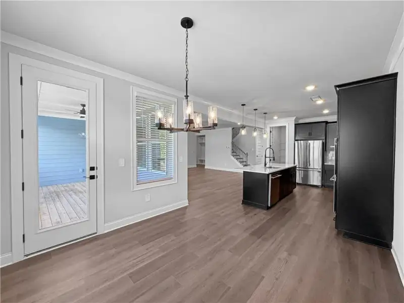 Spacious, unfurnished interior of a new home in Vines at Mill Creek - Legacy Series, Braselton (Image 24). Spacious, unfurnished interior of a new home in Vines at Mill Creek - Legacy Series, Braselton (Image 24).