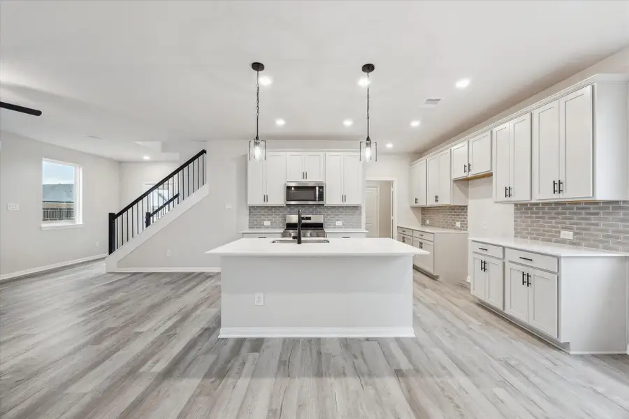 Furnished interior view inside a new home in Elyson, Katy (Image 5).