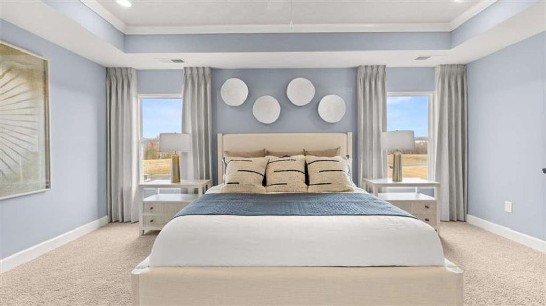 Furnished interior view inside a new home in Evergreen Crossing, Locust Grove (Image 30).