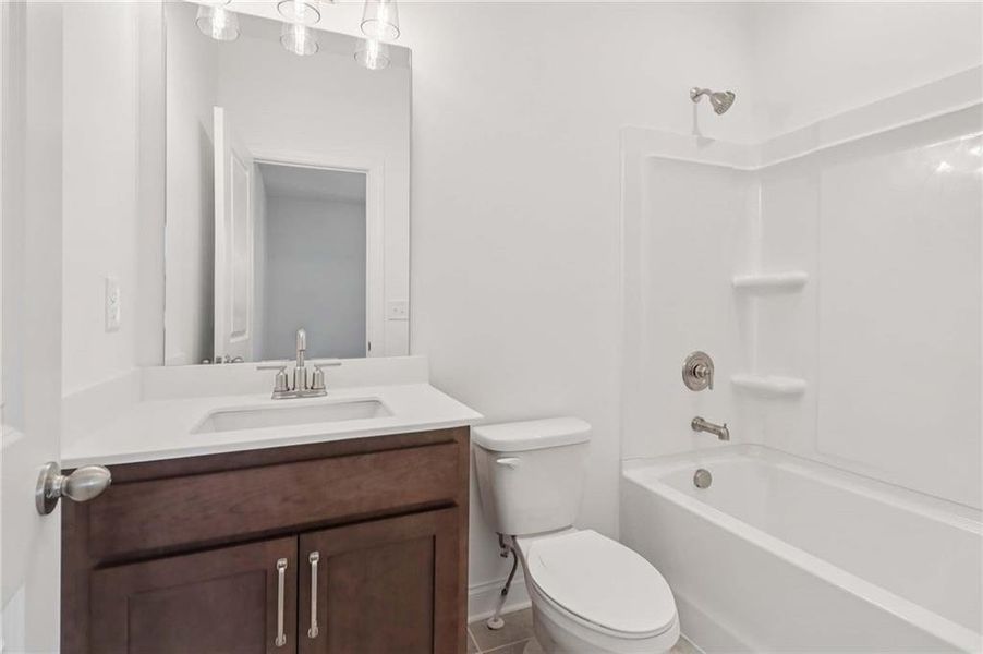 Furnished interior view inside a new home in East Harbor II at Chestatee, Dawsonville (Image 5).