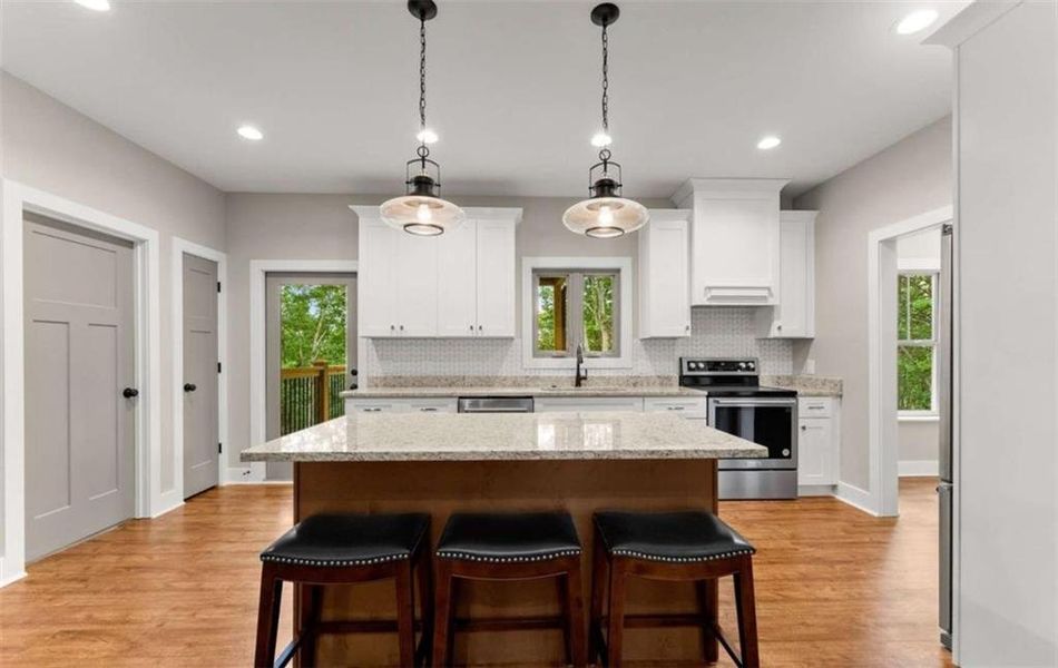 Furnished interior view inside a new home in , Cleveland (Image 14).