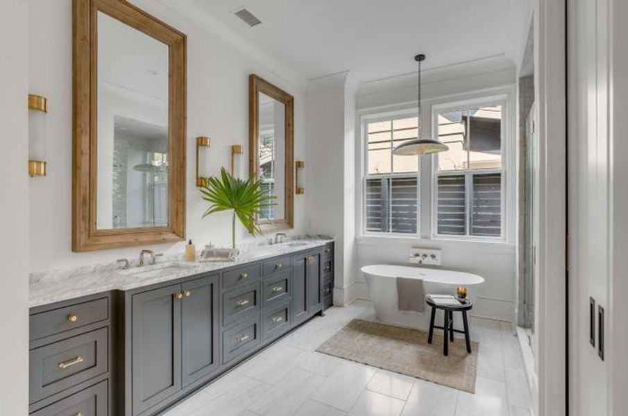 Furnished interior view inside a new home in , Mount Pleasant (Image 9).
