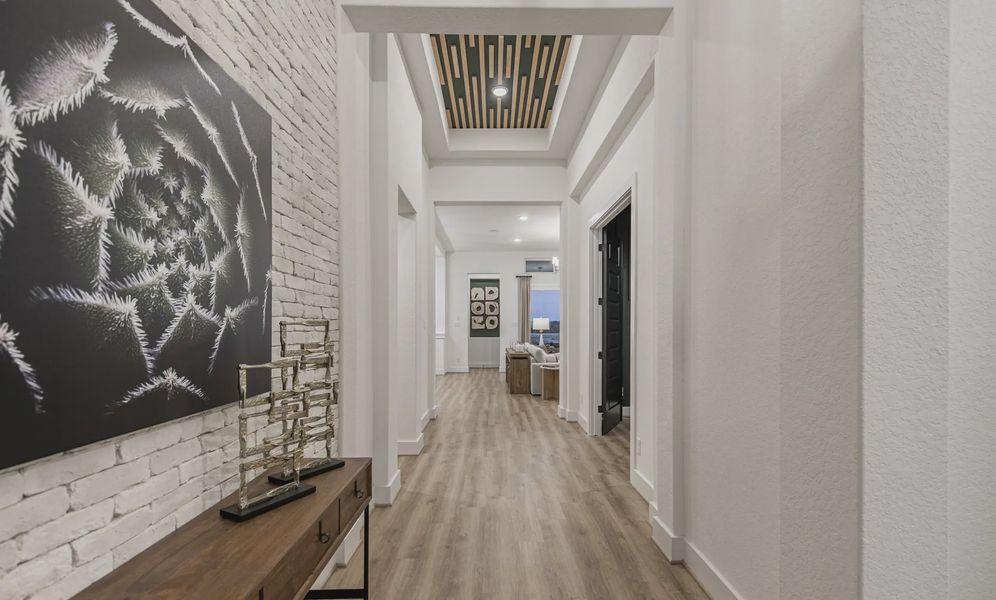 Representative unfurnished interior of a home built from the Adelaide by Chesmar Homes in Mesa Western, Cibolo (Image 15).