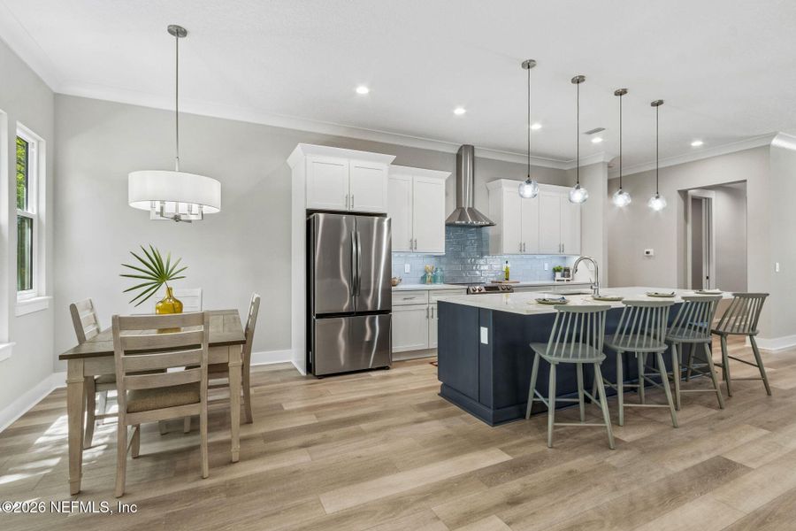 Furnished interior view inside a new home in , Yulee (Image 9).