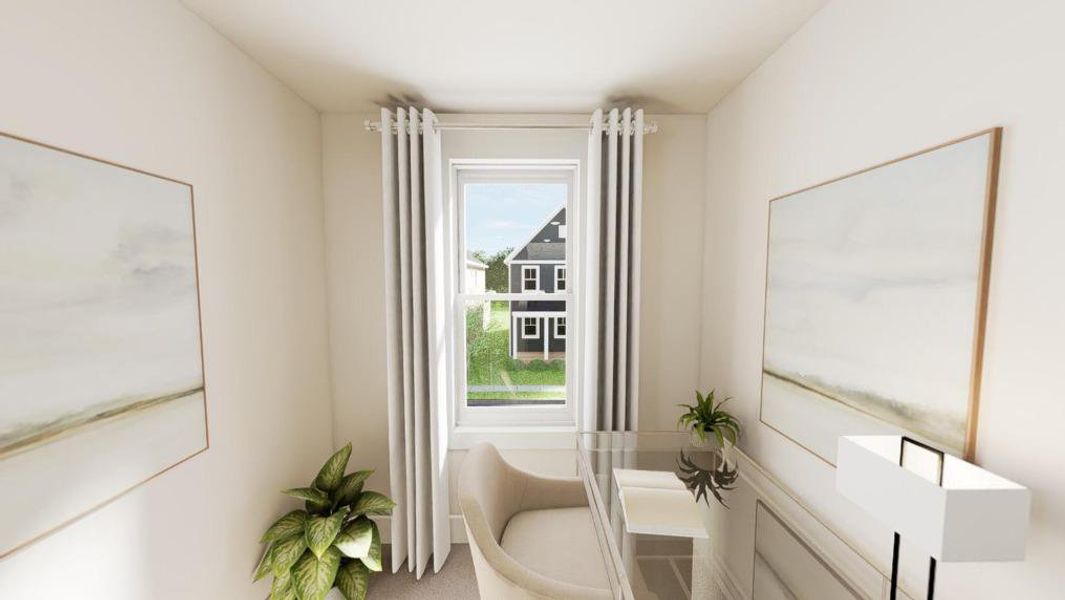 Furnished interior view inside a new home in Wendell Falls, Wendell (Image 10).