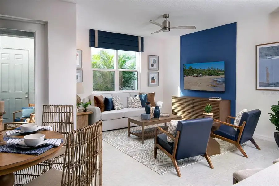 Furnished interior view inside a new home in The Residences at Emerson Park, Apopka (Image 3).