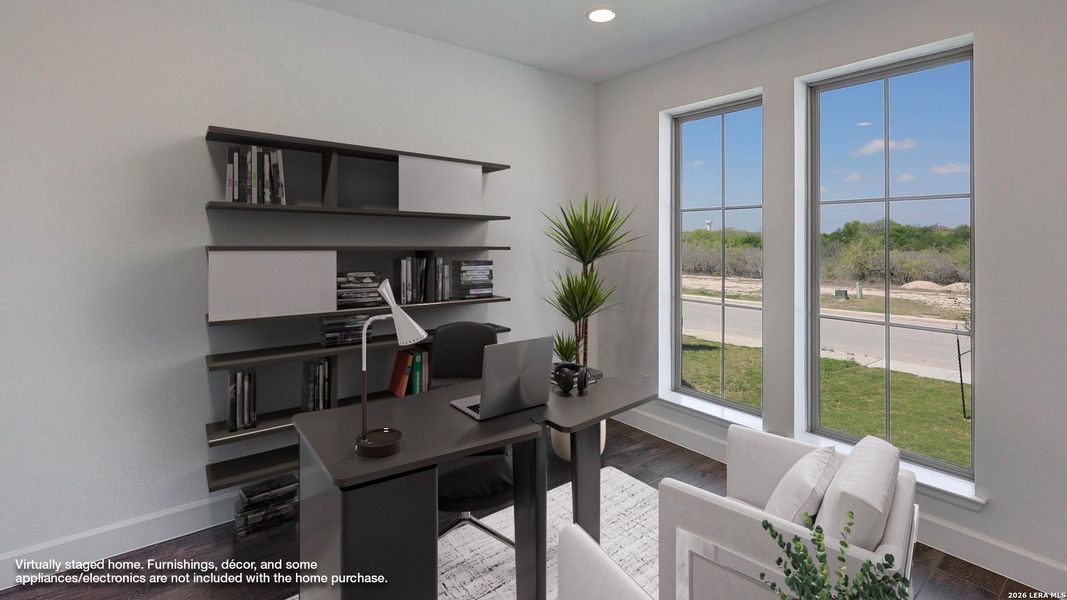 Furnished interior view inside a new home in Arcadia Ridge, San Antonio (Image 13).