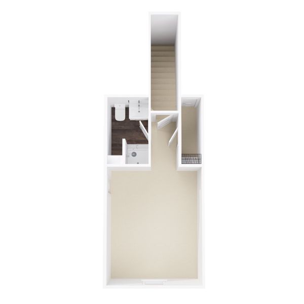 2D floor plan layout for the Polk by Foundation Home Builders LLC in Sandi Estates, Stantonsburg, NC (Image 3).