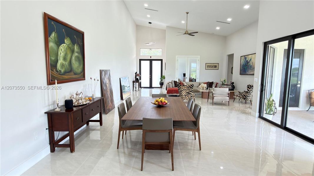 Furnished interior view inside a new home in , Loxahatchee (Image 8).