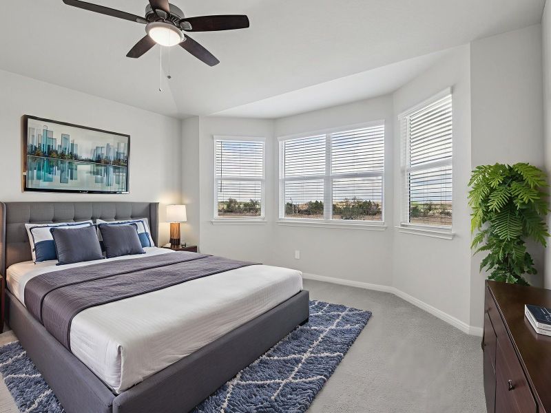 Furnished interior view inside a new home in Remington Ranch, San Antonio (Image 5).