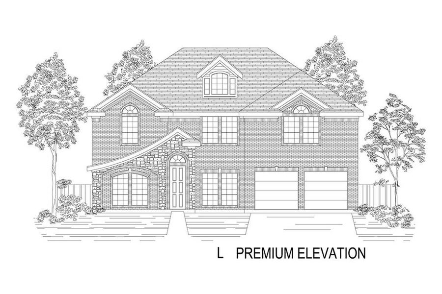 Representative rendering of the exterior for the Regency 2F (w/Game) by First Texas Homes (Image 21).