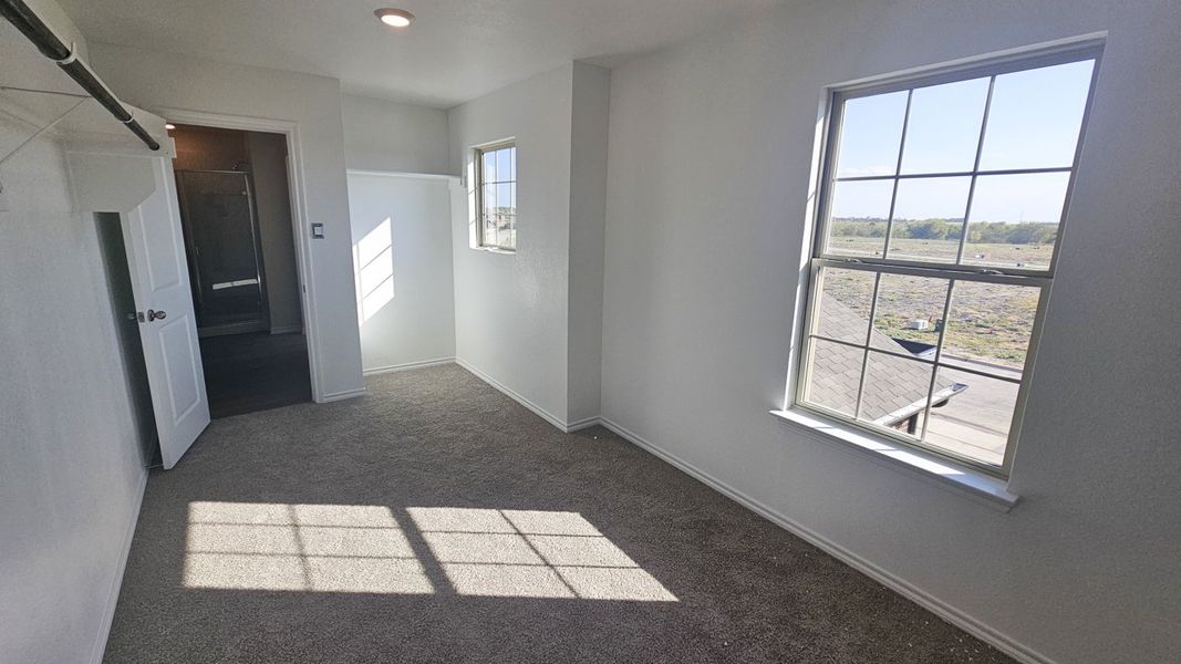 Representative unfurnished interior of a home built from the NICOLE by D.R. Horton in Northspur, Forney (Image 18). Representative unfurnished interior of a home built from the NICOLE by D.R. Horton in Northspur, Forney (Image 18).