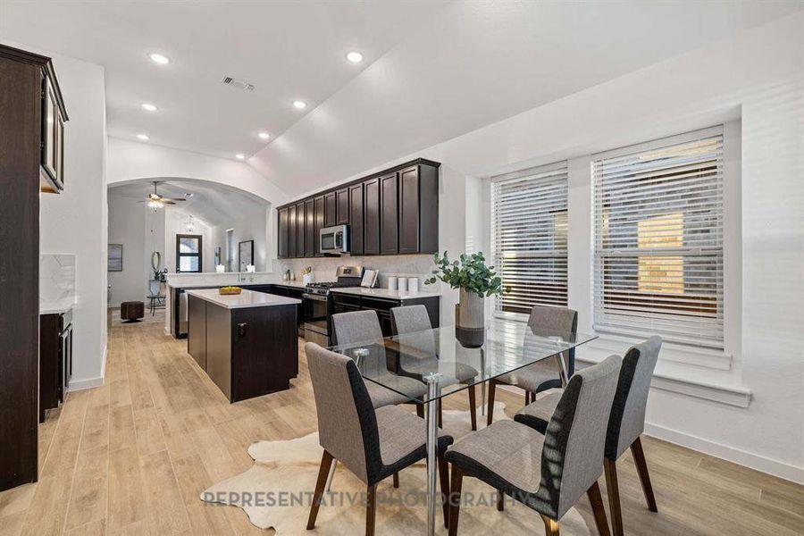 Furnished interior view inside a new home in Creekshaw, Royse City (Image 7). Furnished interior view inside a new home in Creekshaw, Royse City (Image 7).