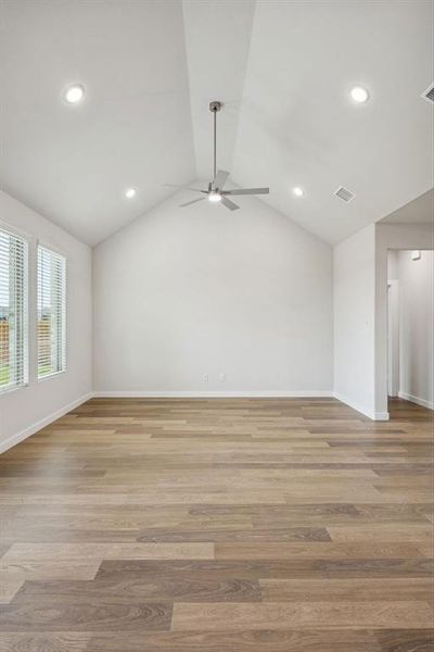 Living Room in the Masters home plan by Trophy Signature Homes – REPRESENTATIVE PHOTO Living Room in the Masters home plan by Trophy Signature Homes – REPRESENTATIVE PHOTO