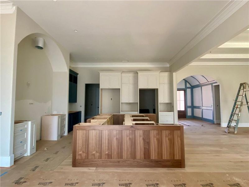 In-progress construction of a new home in , Acworth, GA (Image 43).