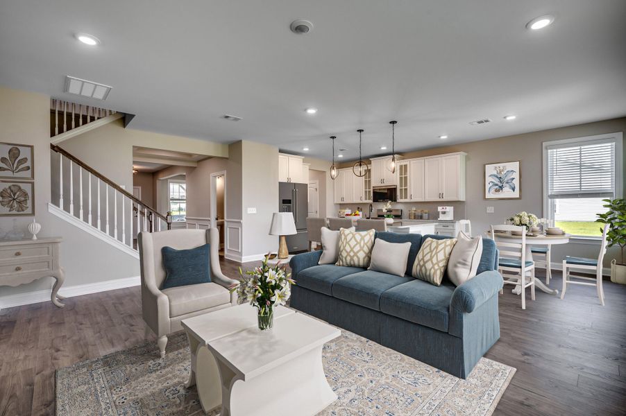 Furnished interior view inside a new home in The Groves of Berkeley, Moncks Corner (Image 3).