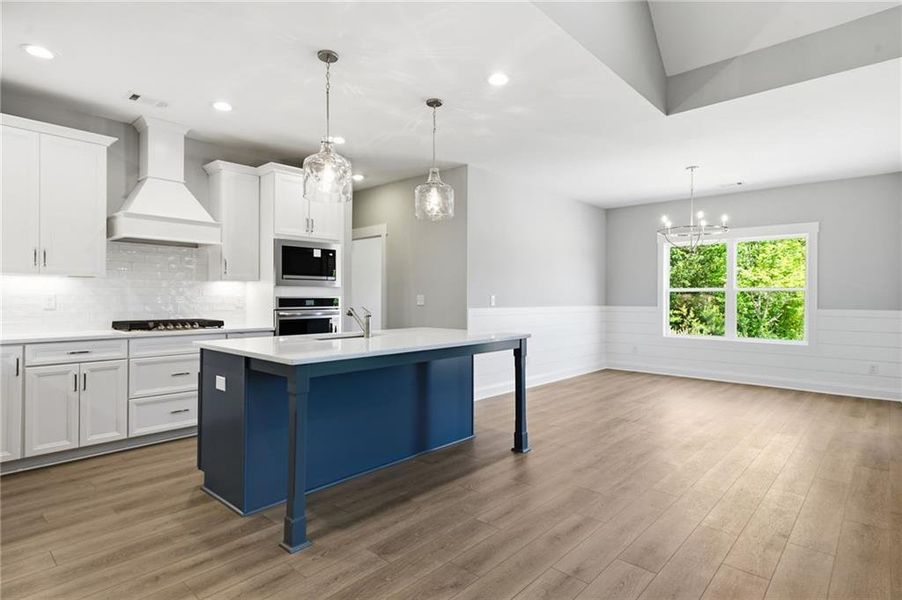 Furnished interior view inside a new home in , Monroe (Image 8).