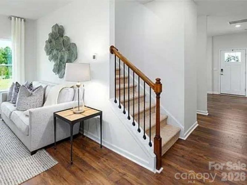 Furnished interior view inside a new home in Secrest Commons, Monroe (Image 7). Furnished interior view inside a new home in Secrest Commons, Monroe (Image 7).