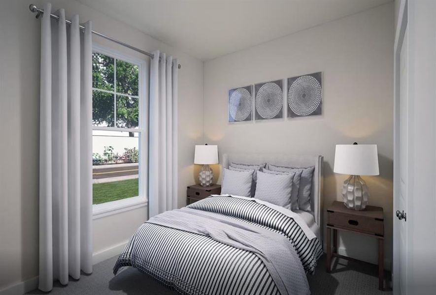 Furnished interior view inside a new home in Union Park, Little Elm (Image 14).