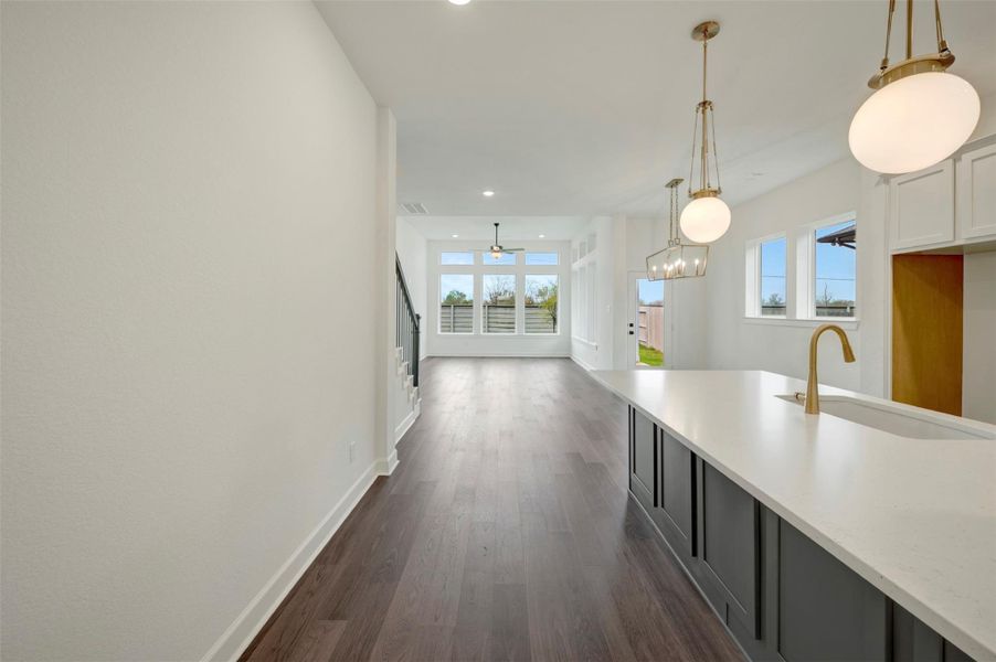 Furnished interior view inside a new home in Pomona - Reserve Collection, Manvel (Image 14).