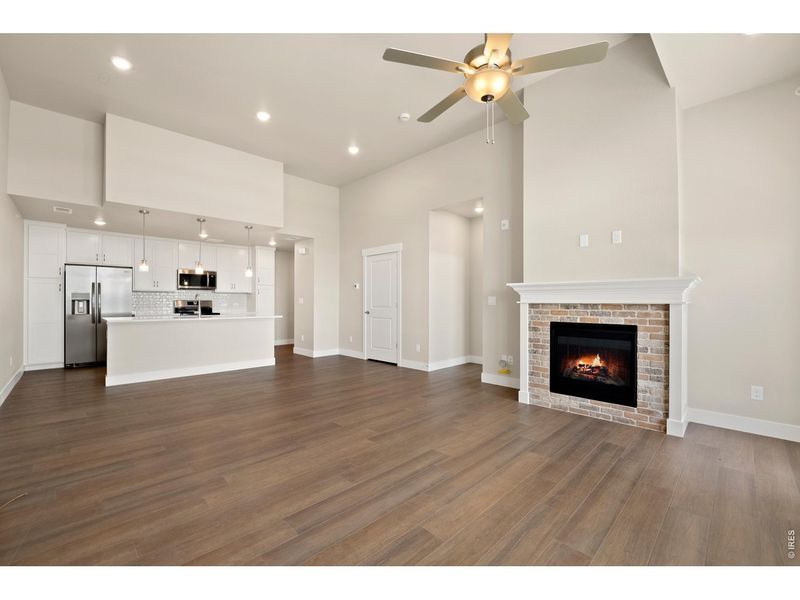 Spacious, unfurnished interior of a new home in The Lakes at Centerra, Loveland (Image 30). Spacious, unfurnished interior of a new home in The Lakes at Centerra, Loveland (Image 30).