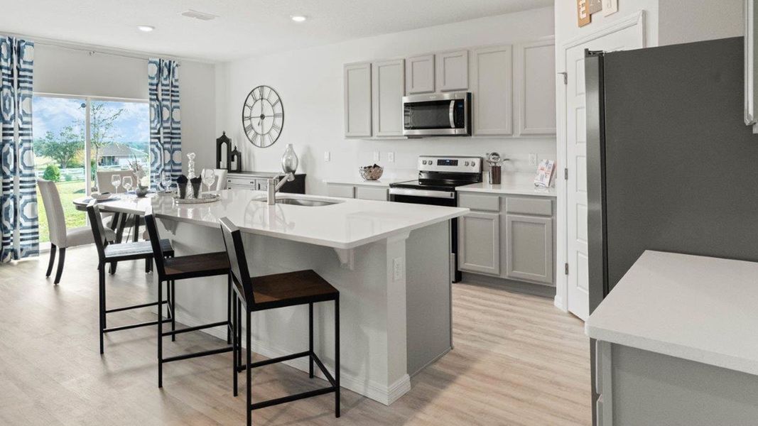 Furnished interior view inside a new home in Fox Branch, Lakeland (Image 12).
