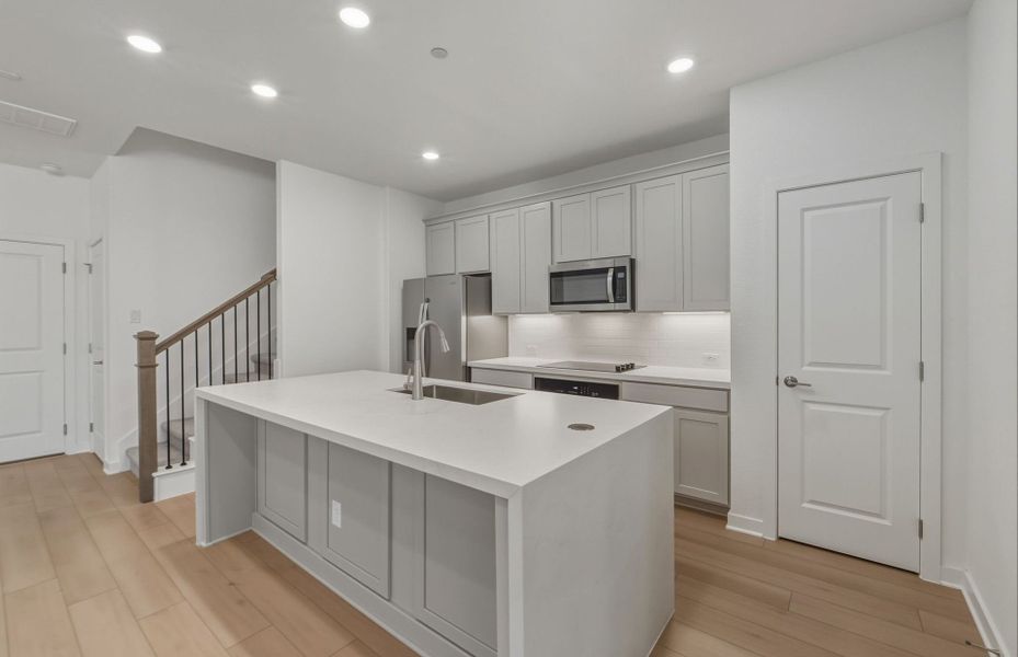 Furnished interior view inside a new home in Monarch on Main, Round Rock (Image 14).
