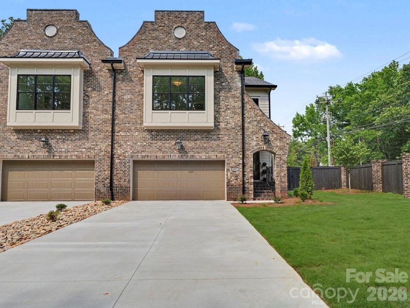Front exterior of a new home in , Charlotte, NC, highlighting curb appeal (Image 25). Front exterior of a new home in , Charlotte, NC, highlighting curb appeal (Image 25).
