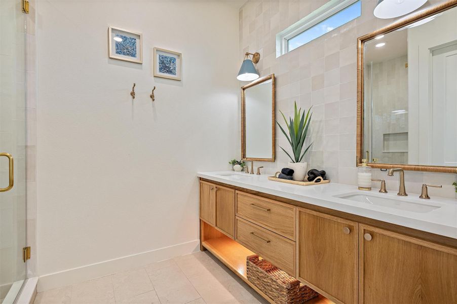 Furnished interior view inside a new home in , Crystal Beach (Image 33).