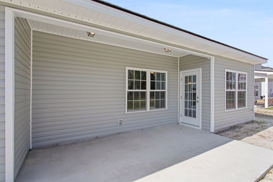 Representative exterior details of a home built from the The Marne With Bonus by RTS Homes in Grand Reserve, Hinesville (Image 3).