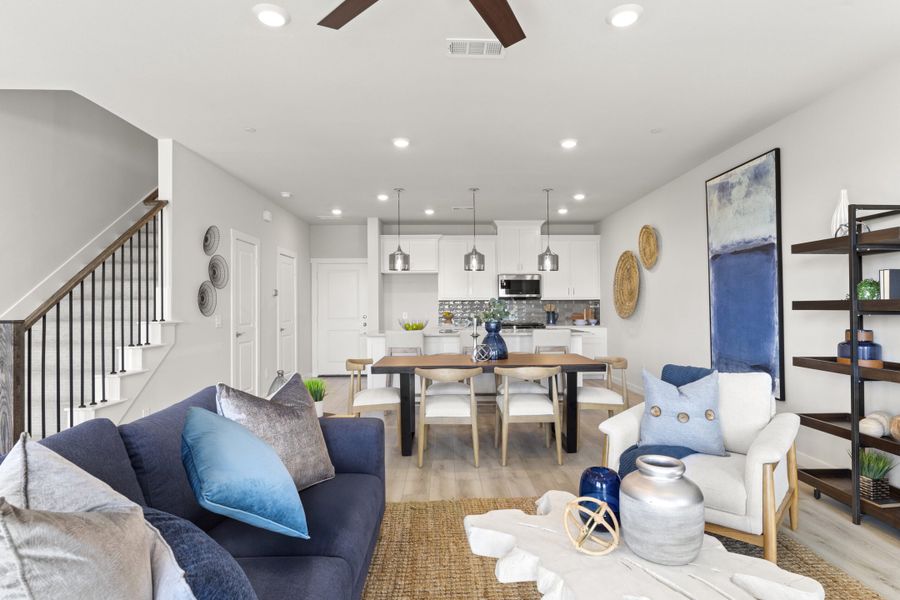 Furnished interior view inside a new home in Ten Mile Creek, Celina (Image 6).
