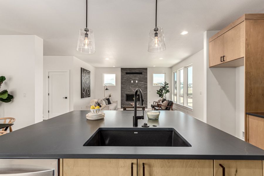 Furnished interior view inside a new home in West Grange, Longmont (Image 16).