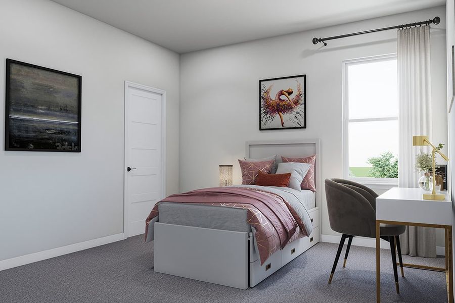 Furnished interior view inside a new home in Arbor Collection at Heritage, Dripping Springs (Image 19).