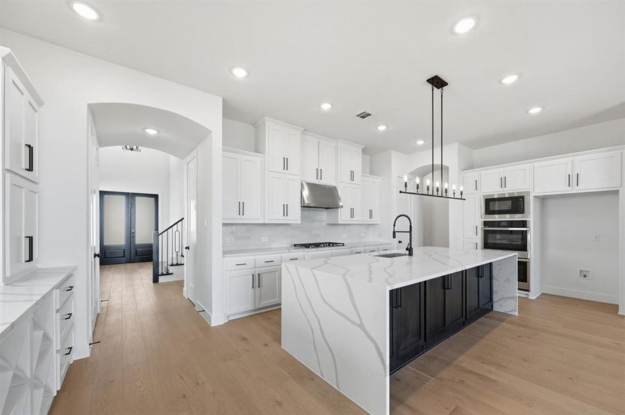 Furnished interior view inside a new home in Quail Hollow: 72ft. lots, Rockwall (Image 9).