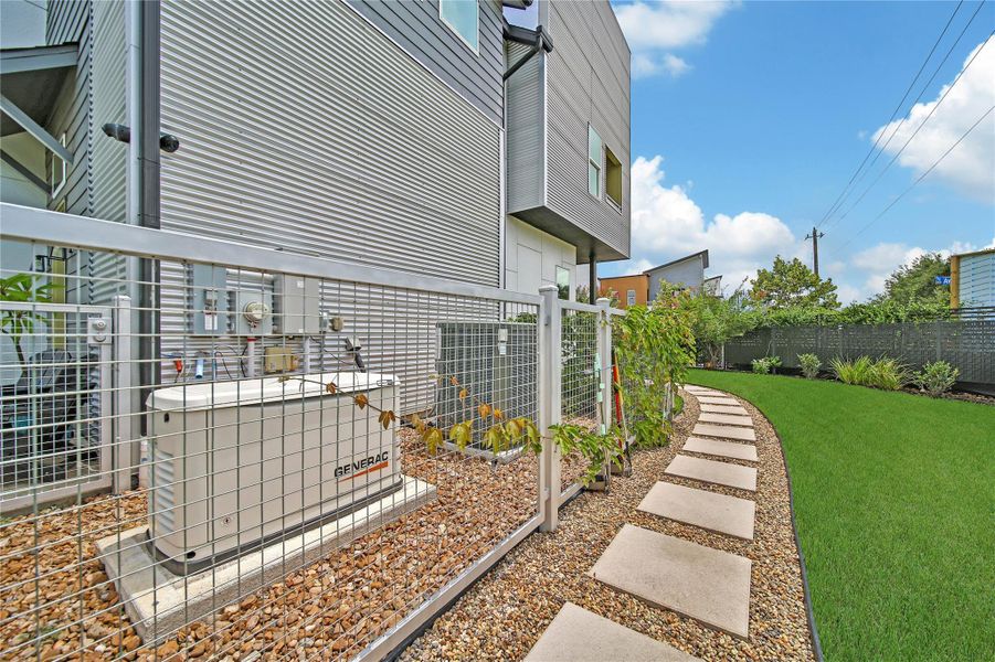 Exterior details and patio area of a home in , Houston (Image 28). Exterior details and patio area of a home in , Houston (Image 28).