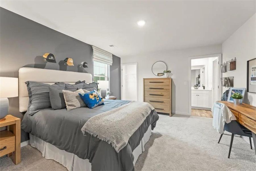 Furnished interior view inside a new home in Brookshire Manor, Canton (Image 22).