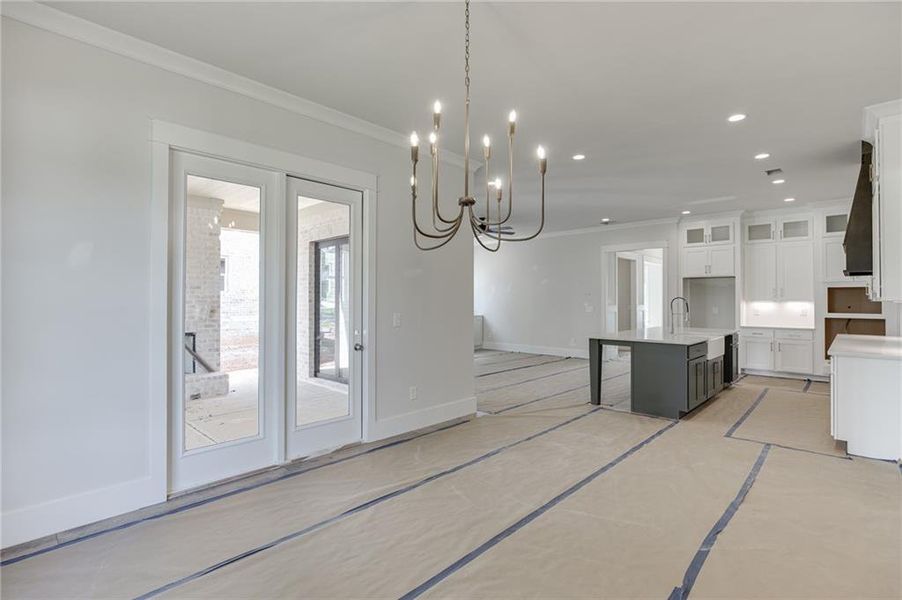 In-progress construction of a new home in , Buford, GA (Image 37).
