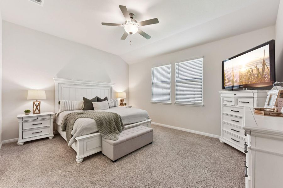 Furnished interior view inside a new home in Big Sky Ranch - Executive Collection, Dripping Springs (Image 20).