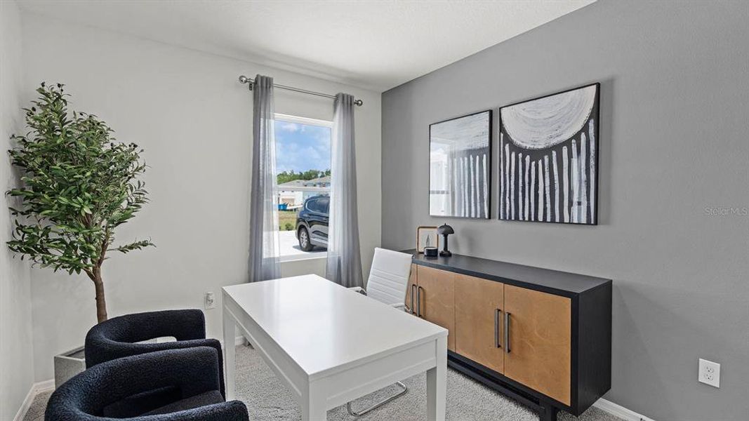Furnished interior view inside a new home in Magnolia Pointe, Umatilla (Image 25).
