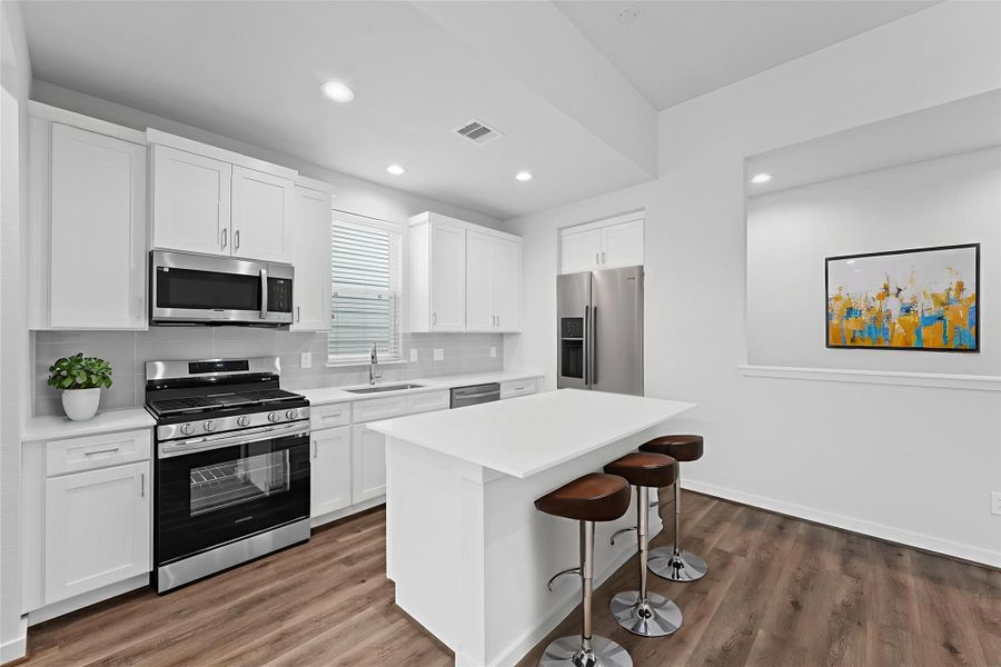 Furnished interior in a model home at Shiloh Reserve in Houston (Image 16). Furnished interior in a model home at Shiloh Reserve in Houston (Image 16).