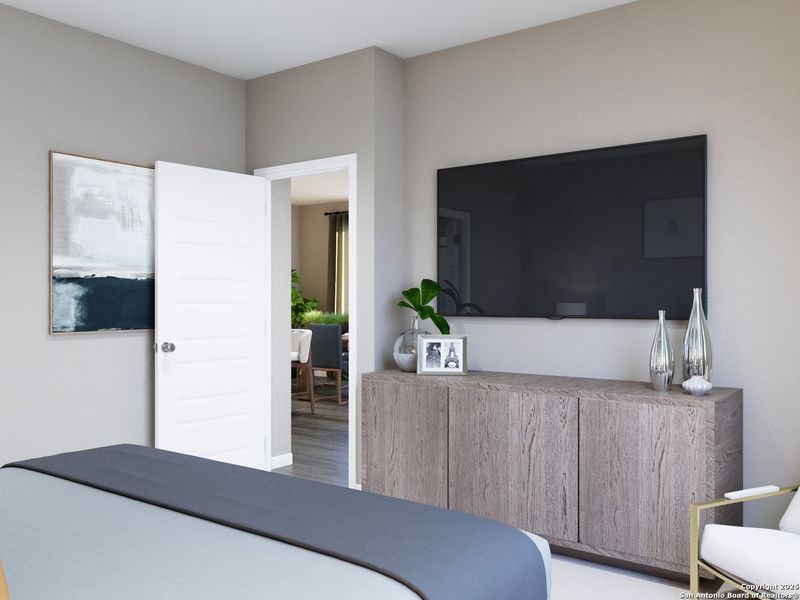 Furnished interior view inside a new home in Applewhite Meadows, San Antonio (Image 18).