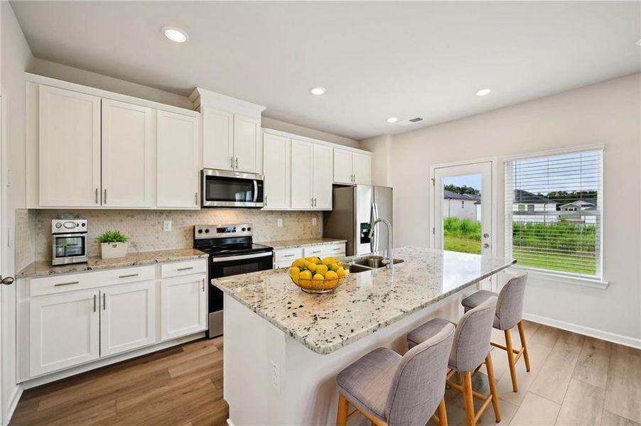 Furnished interior view inside a new home in Hawthorne Station, College Park (Image 5). Furnished interior view inside a new home in Hawthorne Station, College Park (Image 5).
