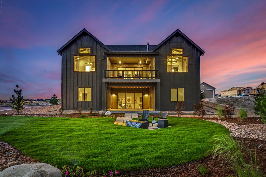 Representative exterior details of a home built from the Glen Eyrie by Scott Felder Homes in Jackson Creek, Monument (Image 38). Representative exterior details of a home built from the Glen Eyrie by Scott Felder Homes in Jackson Creek, Monument (Image 38).